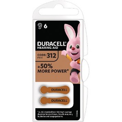 DURACELL EASYTAB 312 BL6x10